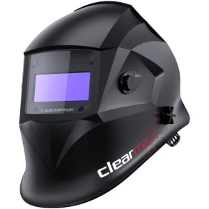 ARCCAPTAIN Large Viewing Screen Welding Helmet, 1/1/1/1 Top Optical Clarity Auto