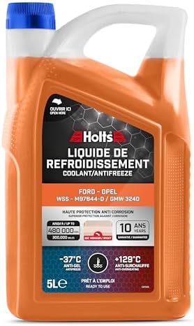 Holts HAFR0010B Antifreeze Coolant for Car Ford Vaux Opel, WSS-M97B44-D/GMW