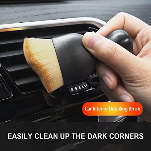 Car Interior Detailing Brush, Auto Interior Soft Hair Removal Brush - Image 3