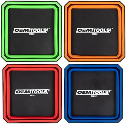OEMTOOLS 26052 Magnetic Foldable Tray, 4 Pack Collapsible Bowl Set - Image 5