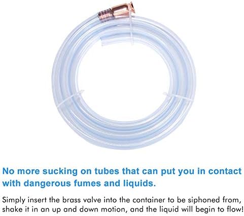 A ABIGAIL Gas Siphon Hose Pump Shaker Siphon for Gasoline Fuel Transfer Safe - Image 2