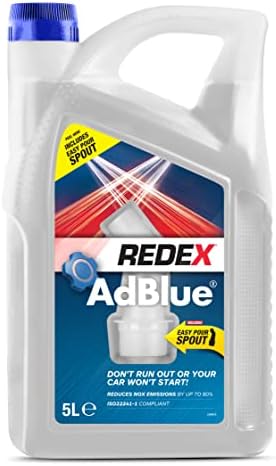 Redex AdBlue Additive 5L, AdBlue With Easy-Pour Spout, Reduces NOX Emissions
