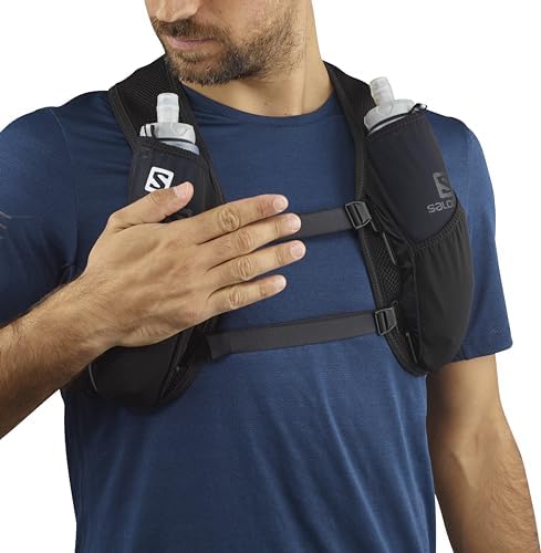 Salomon Agile 2 Set Unisex Running Vest with Flask Included, Essential Capacity - Image 6