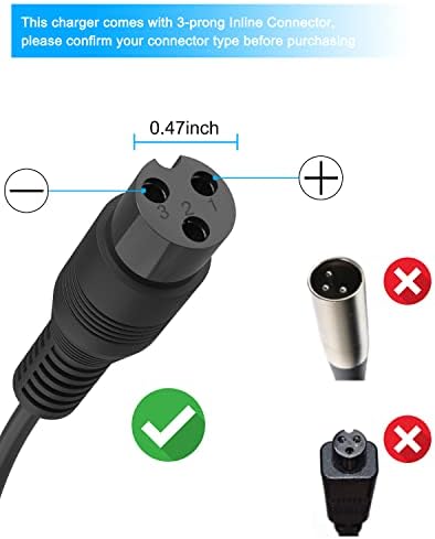 Charger for Razor Electric Scooter MX350, Dirt Bike, E100, E200, E300 - Image 3