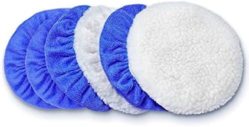 FONAROLL 5 to 6 Inch Car Polisher Pad Bonnet, 15Pcs Car Polishing Bonnet Buffing - Image 6