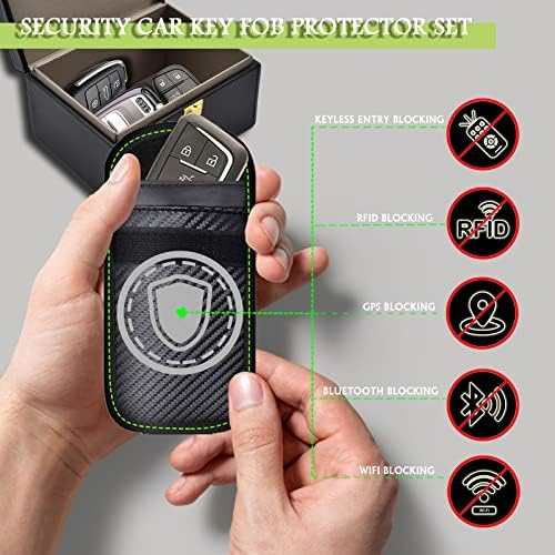 Faraday Box for Car Keys & 2 Pack Faraday Bag for Key Fob Protector, RFID Key - Image 6