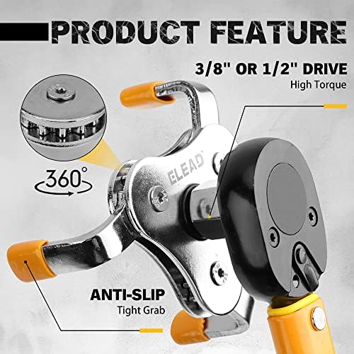 ELEAD 9-Piece Ultimate Oil Filter Wrench Set - Professional Oil Filter Removal - Image 7