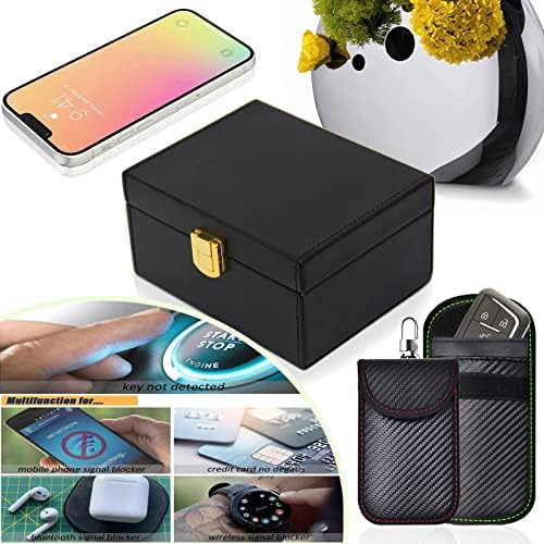 Faraday Box for Car Keys & 2 Pack Faraday Bag for Key Fob Protector, RFID Key - Image 7