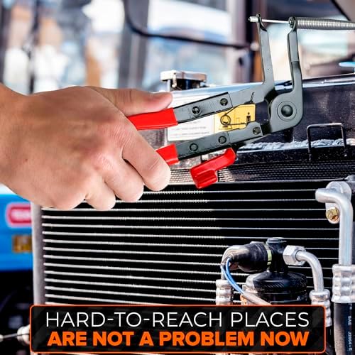 Radiator Hose Clamps Pliers Tool - Hose Clamp Plier Wire Clamp Tool Long Reach - Image 5