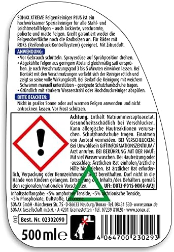 Sonax 1837512 Xtreme Wheel Cleaner - Image 2