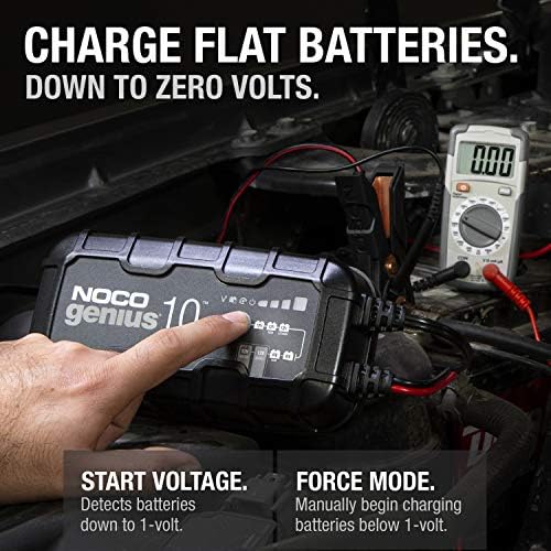 NOCO GENIUS10UK, 10A Car Battery Charger, 6V and 12V Portable Smart Charger - Image 3