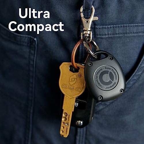 (4 Pack) AirTag Keychain Holder Case | IPX8 Waterproof, Ultra-Compact | Portable - Image 6