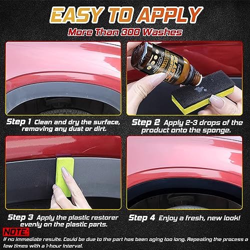Plastic Restorer for Cars, Lasting Auto Restoring Liquid, Qucik Hydrophobic - Image 6