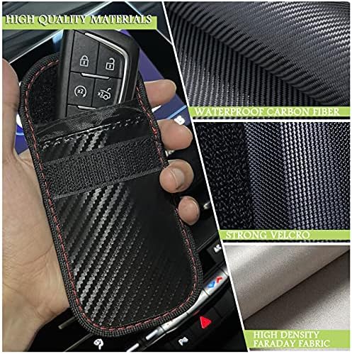 Faraday Box for Car Keys & 2 Pack Faraday Bag for Key Fob Protector, RFID Key - Image 5